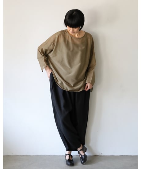 Koton / Si/Coボイルボートネックシャツ <khaki>