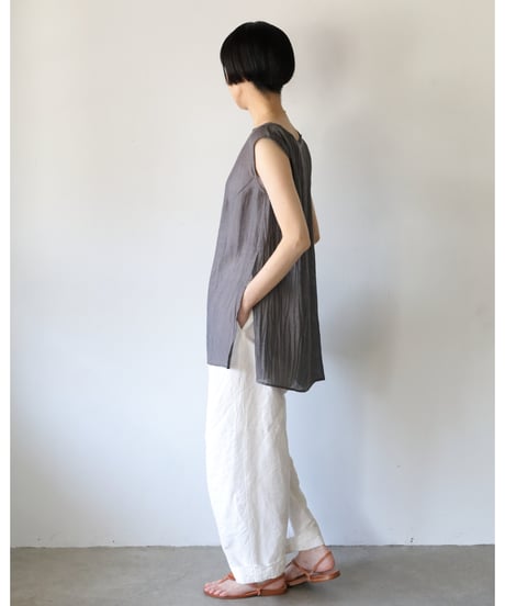 Koton / RC/Siスリットブラウス <charcoal grey>