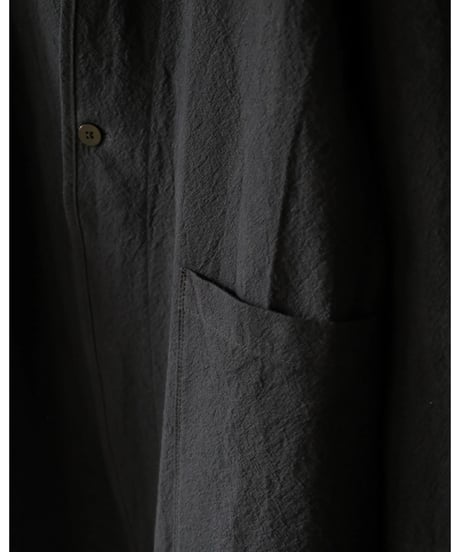 kläuse / Gown Middle Length <midnight : cotton linen canvas>