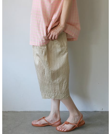 R&D.M.Co- / S.S HALF PANTS <beige>