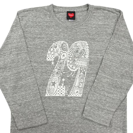 【数量限定】Cocco 29th ロングスリーブTシャツ／（ヘザーグレーLサイズ限定)