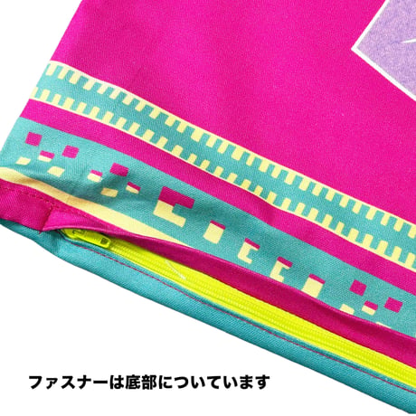 ハナウムイアナログジャケットクッションカバー