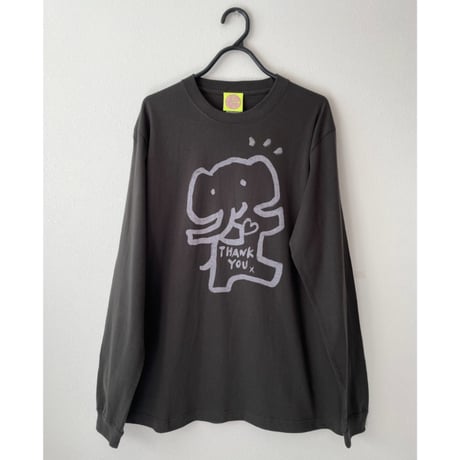 【SALE】ぞうさん“THANK YOU” ロングスリーブTシャツ