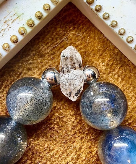 High Quality Larimar × High Quality  Blue Labradorite（限定１本）