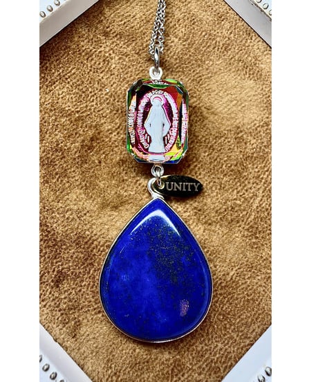 High Quality lapis lazuli × vintage glass（限定１本）