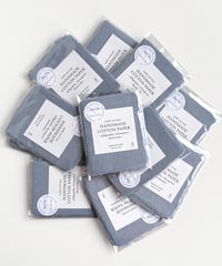 〈ハンドメイドコットンペーパー〉 PETIT CARD     - Hydrangia Blue -