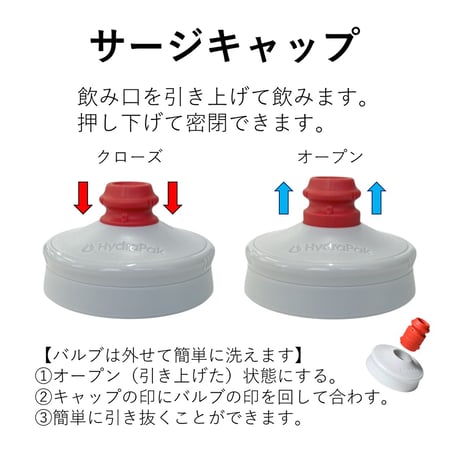 Hydrapak BREAKAWAY SURGE 2P/ハイドラパック ブレイカウェイ サージ 2P