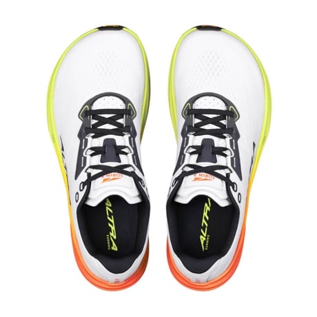 ALTRA TORIN 9 M WHITEBLACKSAFETYYELLOW/トーリン 9 メンズ ホワイトブラックセーフティイエロー
