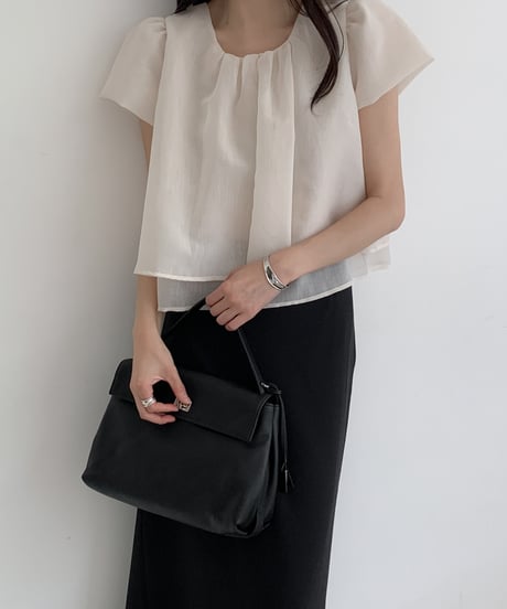 sheer cape blouse