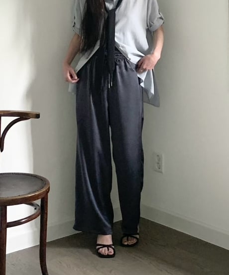 nuance satin pants