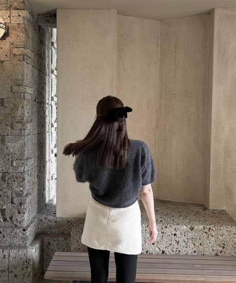 wool touch knit tops