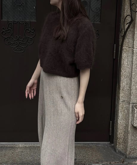 wool touch knit tops