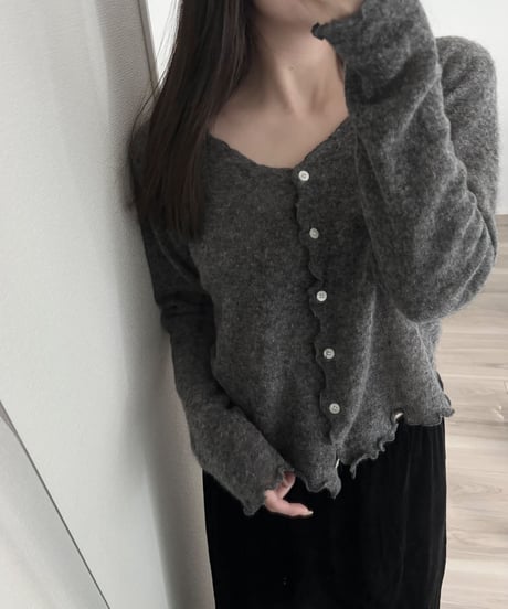 wool mellow cardigan