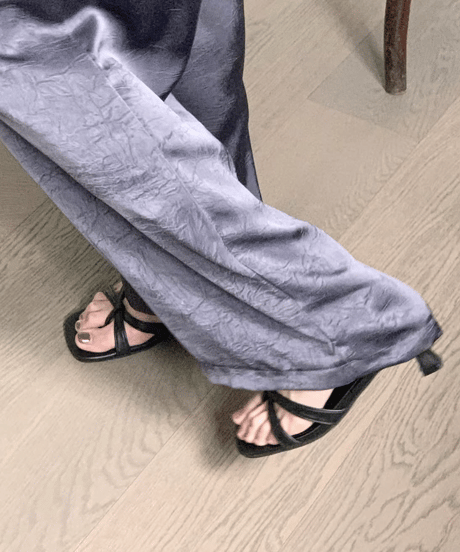 nuance satin pants