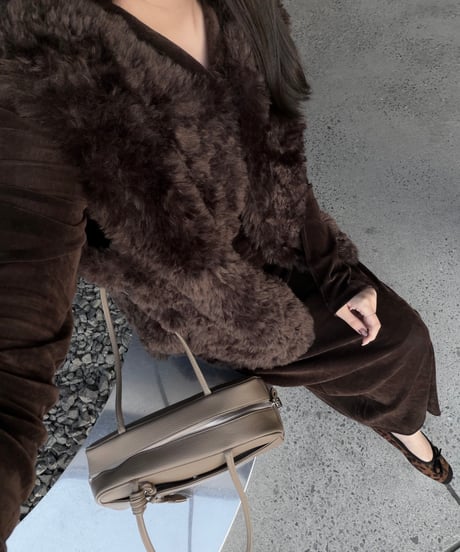 drape velour set up