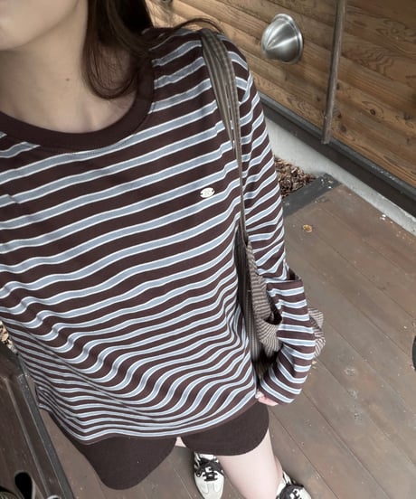 loose border long tee
