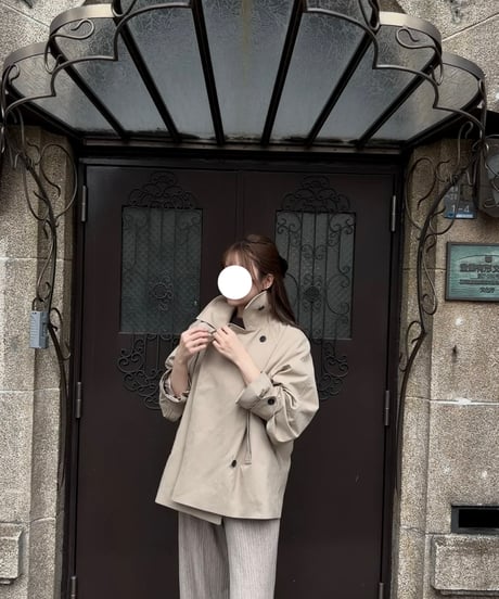 2way short trench coat