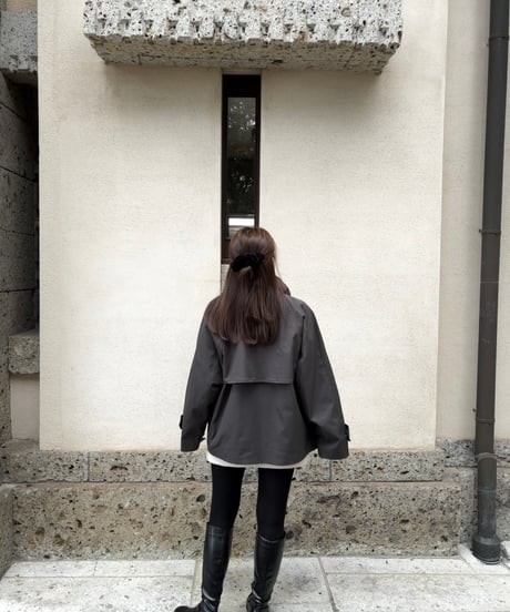 2way short trench coat