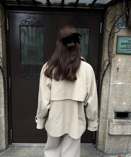 2way short trench coat