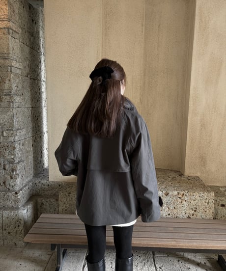 2way short trench coat