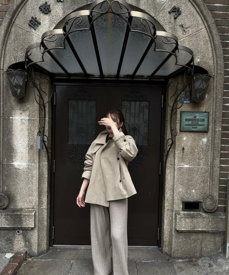 2way short trench coat