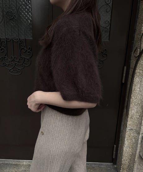 wool touch knit tops