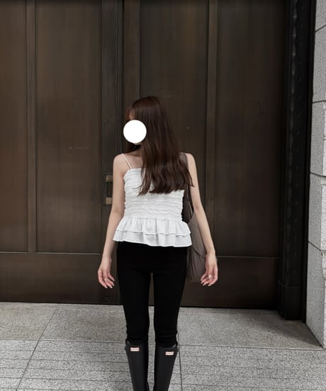 frill summer blouse