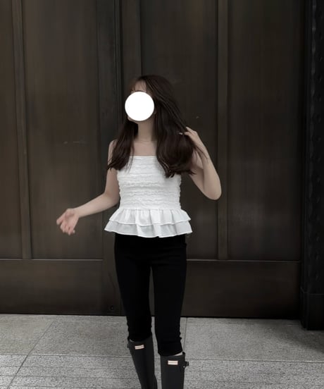 frill summer blouse