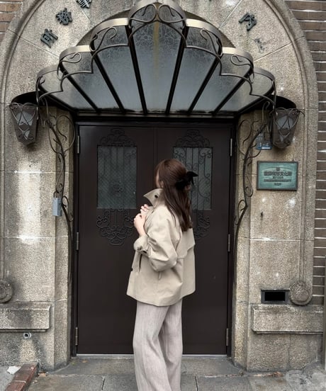 2way short trench coat