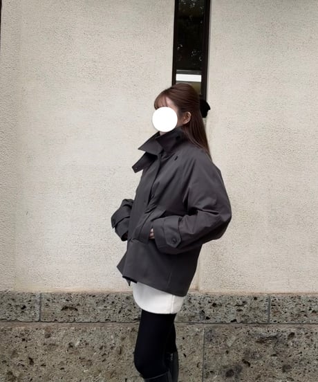 2way short trench coat