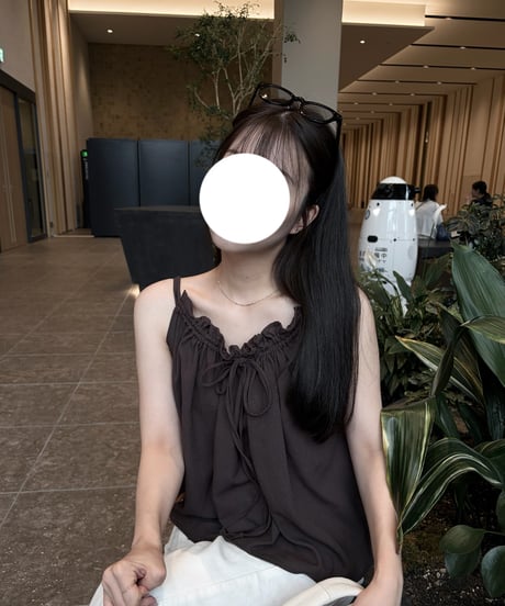 ribbon camisole blouse