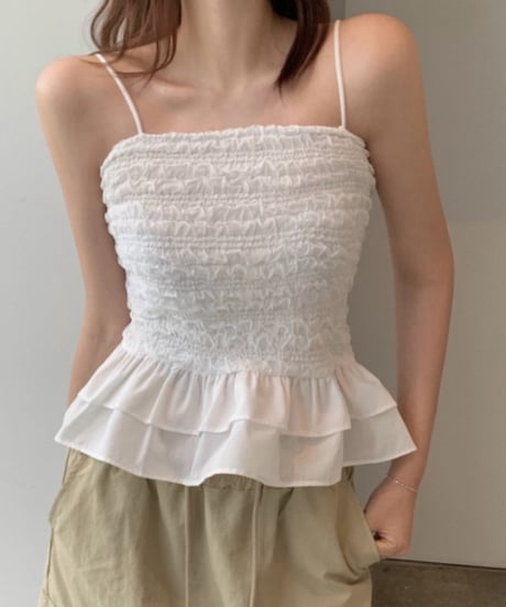 frill summer blouse