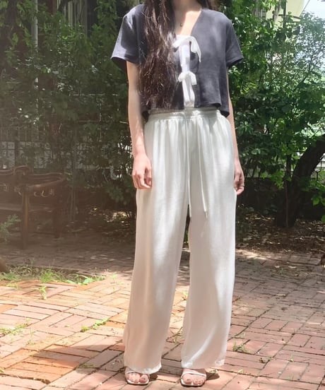 nuance satin pants
