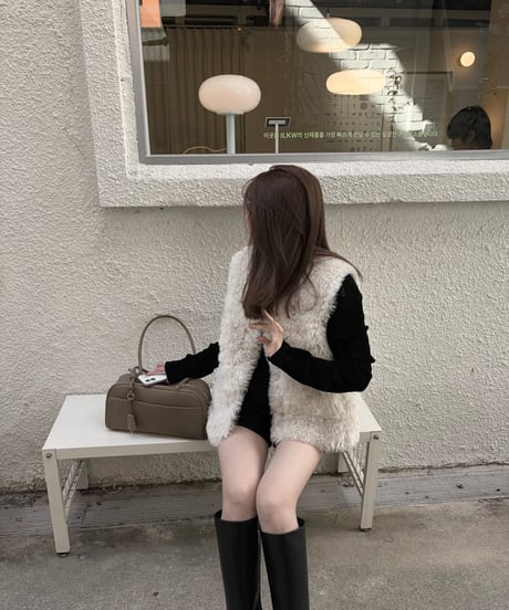 soft tweed short pants