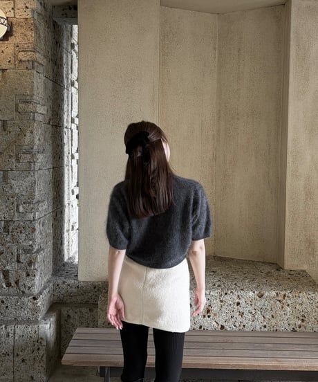 wool touch knit tops