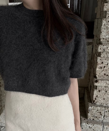 wool touch knit tops