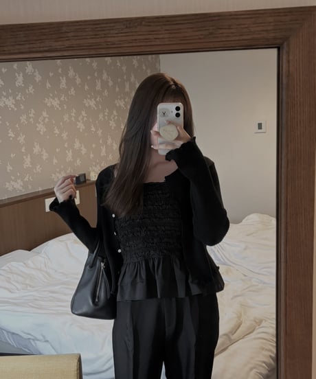 frill summer blouse