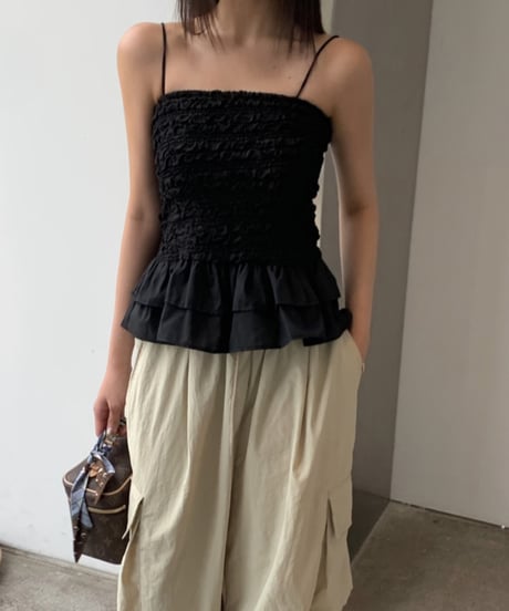 frill summer blouse