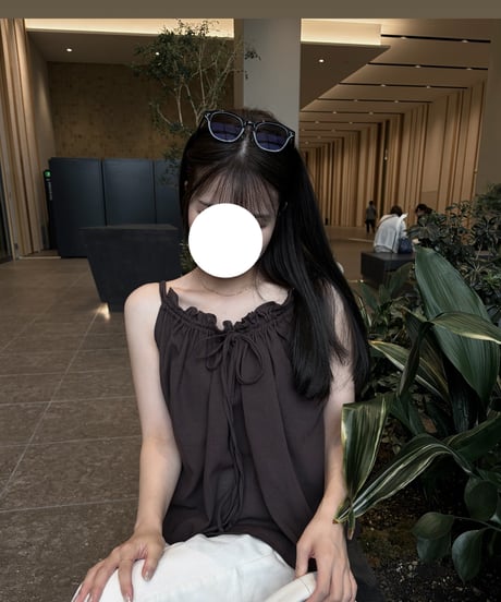 ribbon camisole blouse