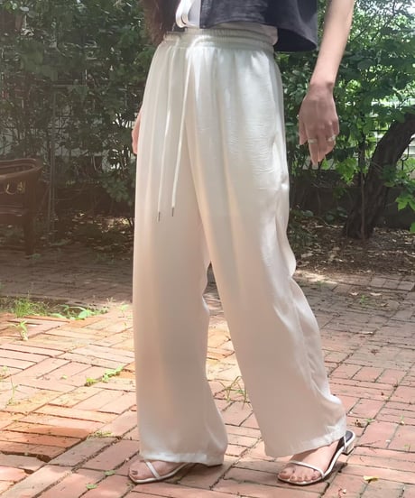 nuance satin pants