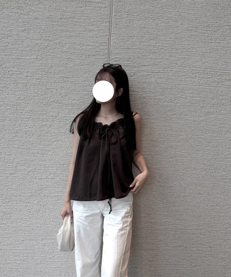 ribbon camisole blouse