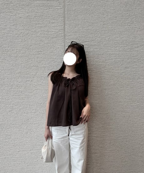 ribbon camisole blouse