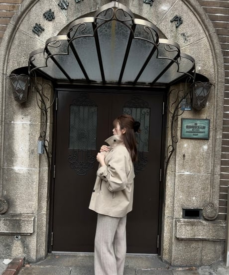 2way short trench coat