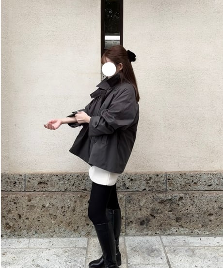 2way short trench coat