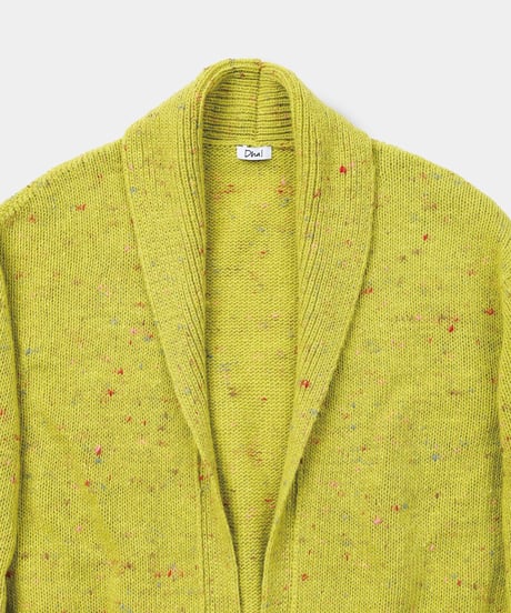 WOOL NEP KNIT / KNIT ROBE / y.green
