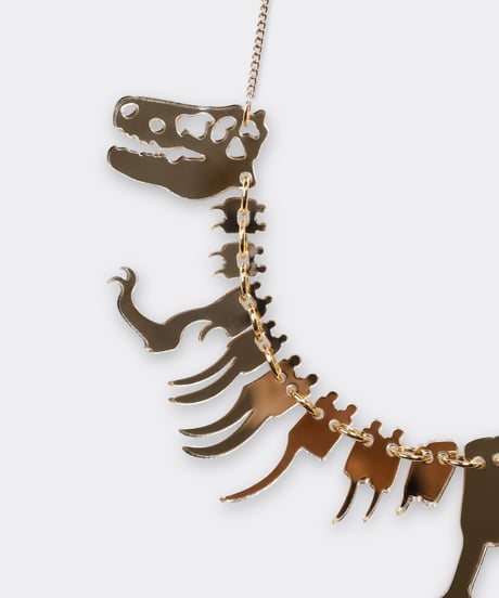 Tatty Devine・Dinosaur Necklace Gold