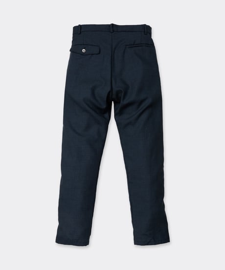 Mix Wool / 5Pocket Pants - Navy sizeS