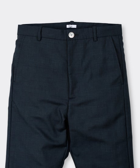 Mix Wool / 5Pocket Pants - Navy sizeS