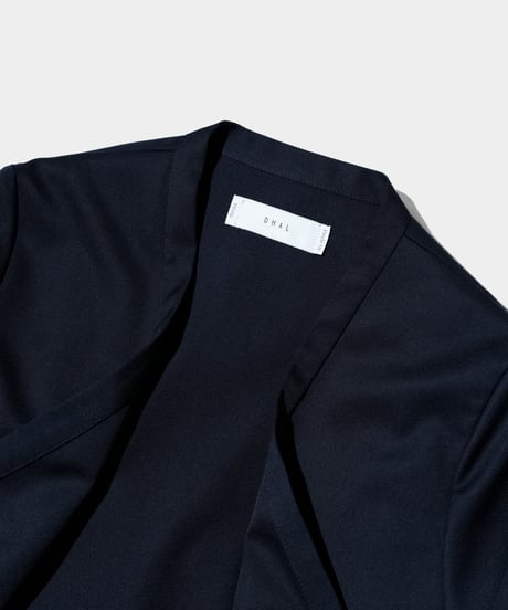 2/72 Wool Gaba  Shop Coat  NAVY