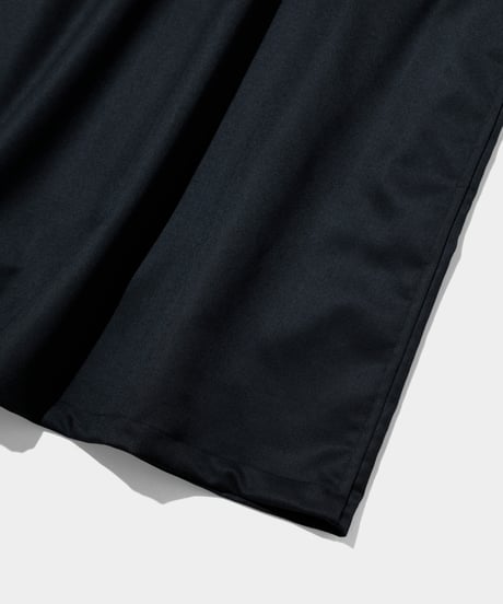 2/72 Wool Gaba  V neck Onepiece  BLACK